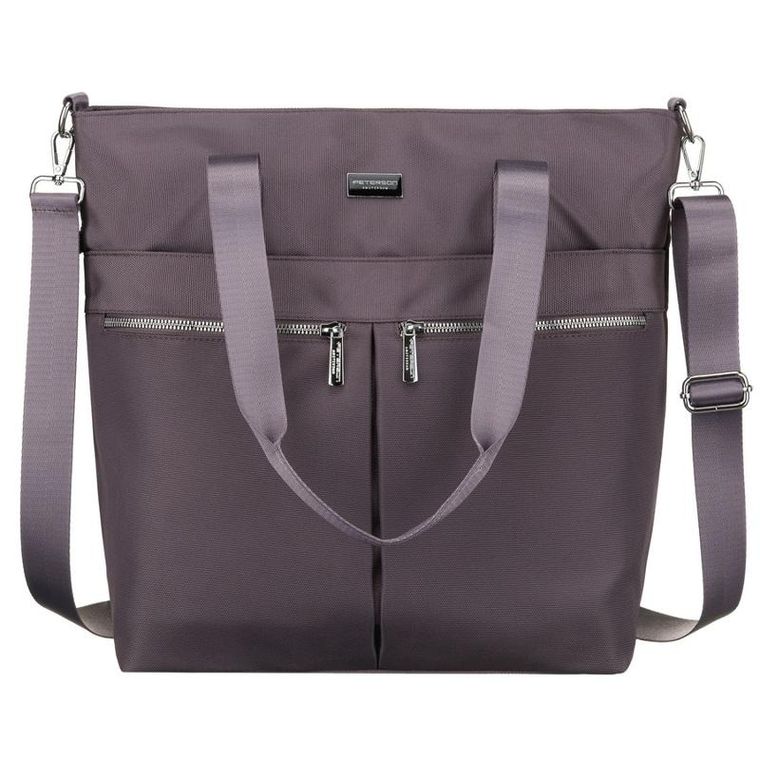 Torebka shopper, szara, Peterson