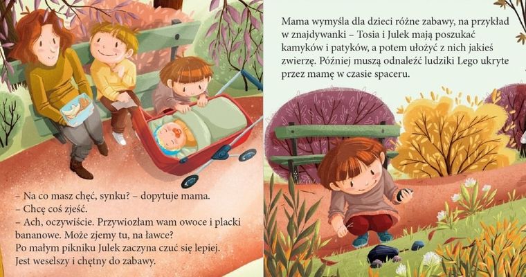 Tosia i Julek idą spać. Nie tacy sami