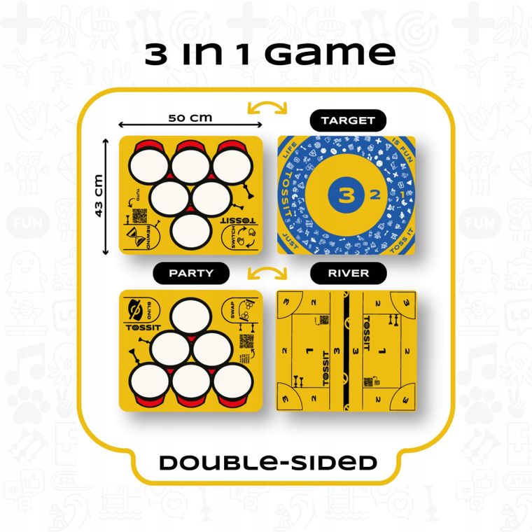 Tossit, Beer Board, imprezowa tarcza do rzutek