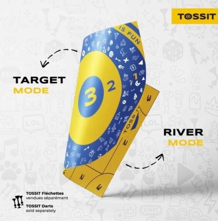 Tossit, Plansza rodzinna, tarcza do rzutek