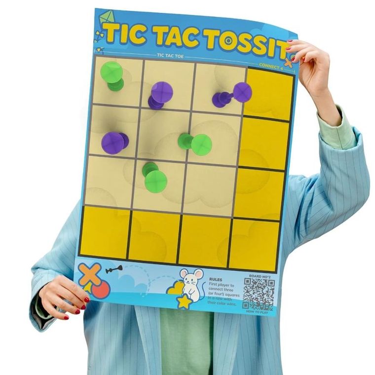 Tossit, Target & Tic-Tac-Toe, tarcza do rzutek