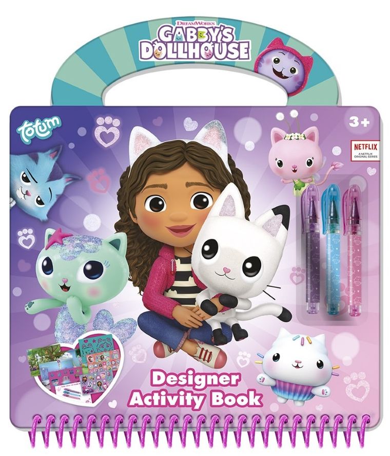 Totum, Koci Domek Gabi, Designer Activity Book, zestaw kreatywny