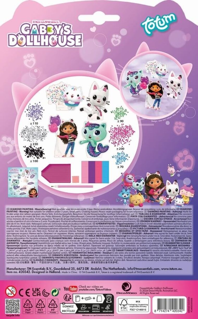 Totum, Koci Domek Gabi, diamentowa mozaika