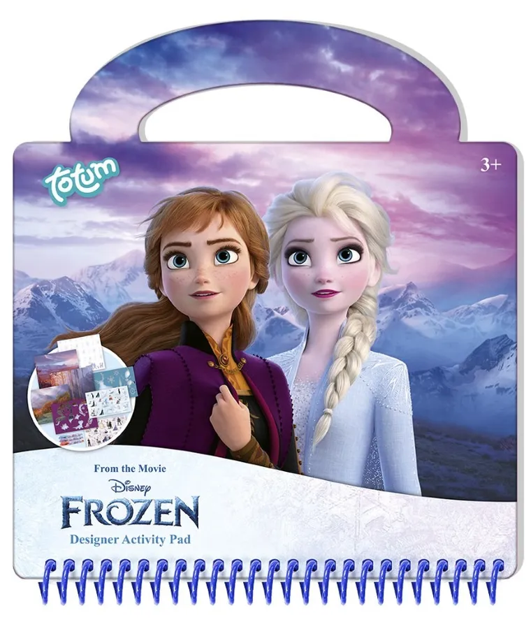 Totum, Kraina Lodu, kreatywny szkicownik z naklejkami i akcesoriami