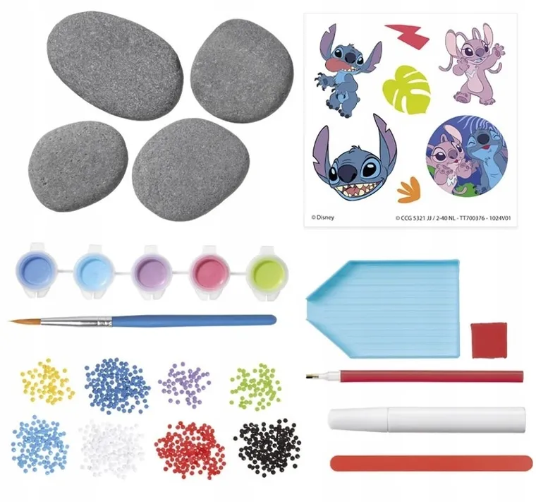 Totum, Lilo i Stitch, kamyczki, zestaw do ozdabiania kamieni