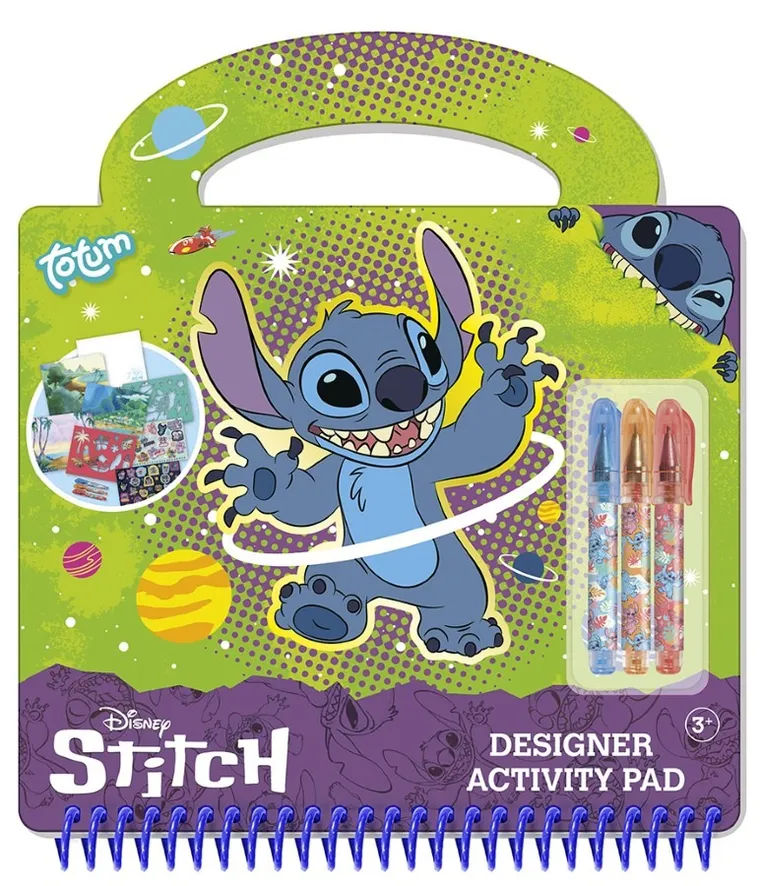 Totum, Lilo i Stitch, kreatywny szkicownik z naklejkami i akcesoriami