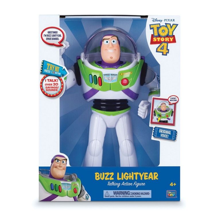 Toy Story 4, Mówiący Buzz Astral, figurka interaktywna, 30 cm