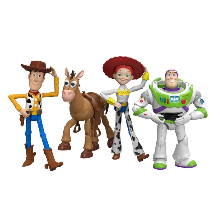 Toy Story 5, PlayScale, zestaw 4 figurek, skala 18 cm