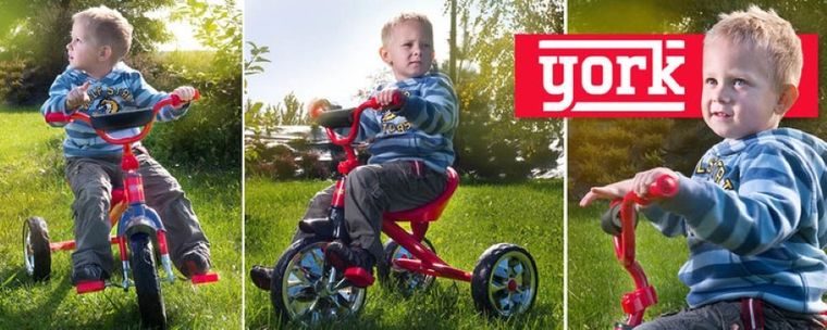 Toyz, York Grey, rowerek trzykołowy