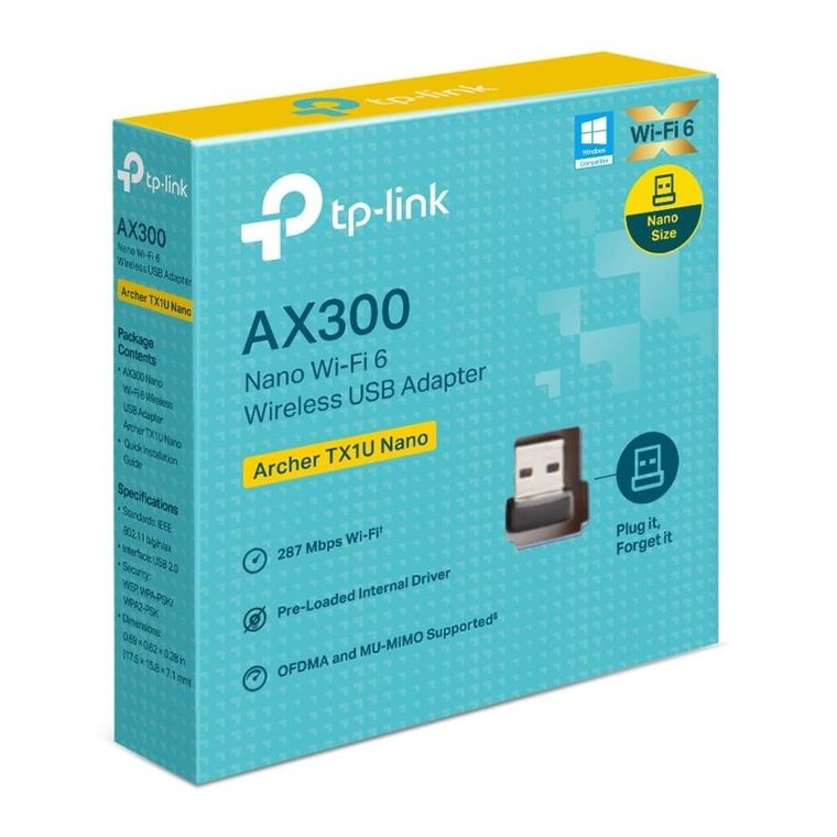 TP-Link, Archer, karta sieciowa, TX1U Nano