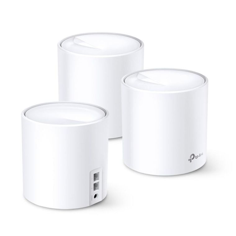 TP-Link, Deco X20 3-Pack, System Mesh, AX1800, Dual Band, OFDMA, MU-MIMO, 2x RJ45 1000Mb/s