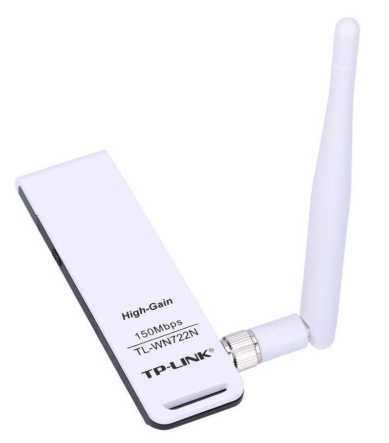 TP-Link, TL-WN722N, adapter WiFi USB, N150, 2,4GHz, 4dBi