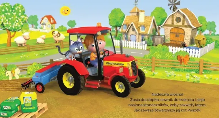 Traktor Zosi. Małe pojazdy