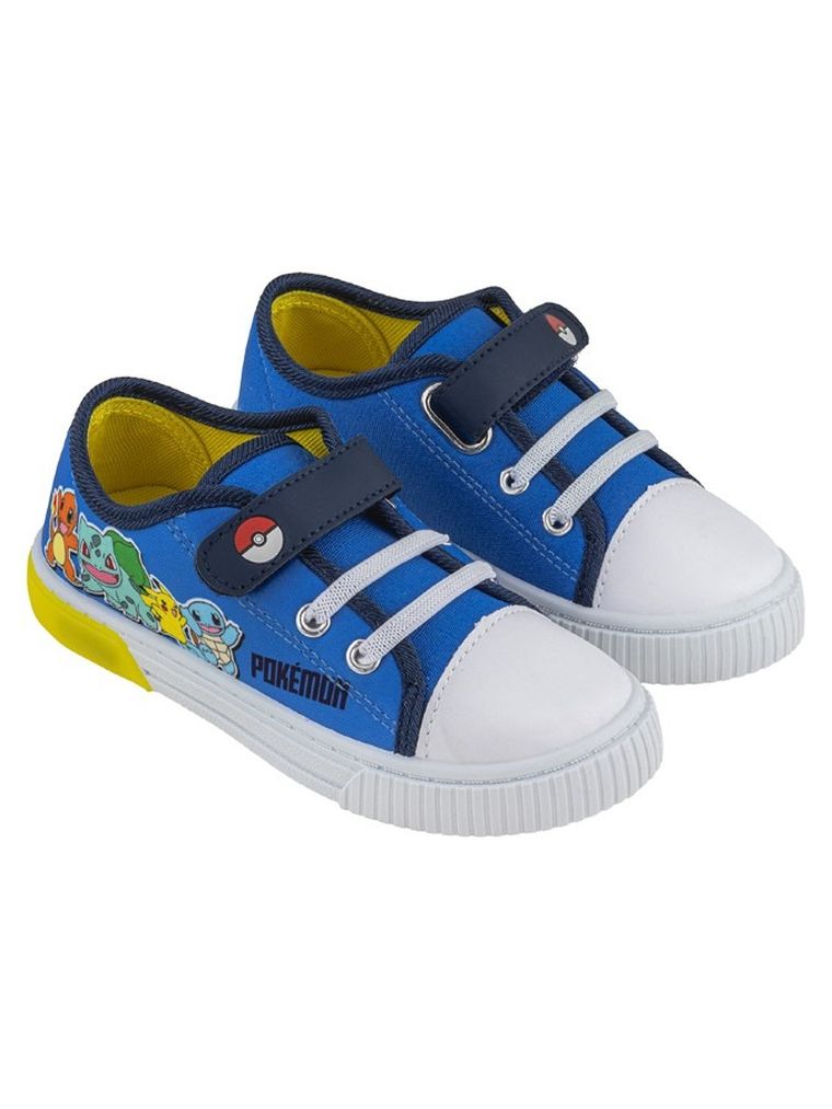 Trampki dziecięce, niebieskie, Pokemon, Leomil