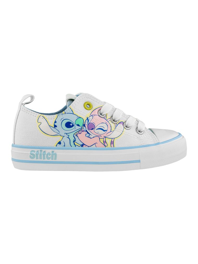 Trampki dziewczęce, białe, Lilo i Stitch, Leomil