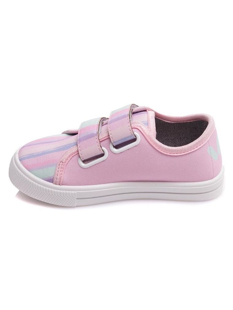 Trampki dziewczęce, różowe, Weestep