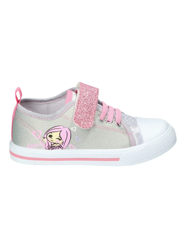 Trampki dziewczęce, szare, American Club