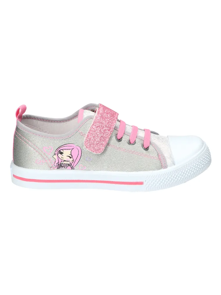 Trampki dziewczęce, szare, American Club