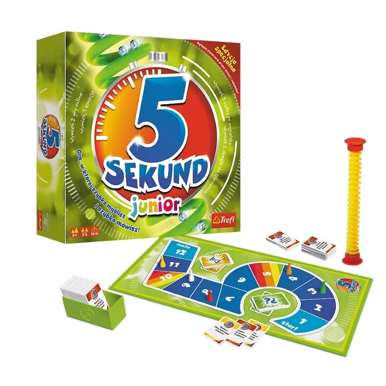 Trefl, 5 Sekund, Junior 2.0, gra familijna, edycja specjalna