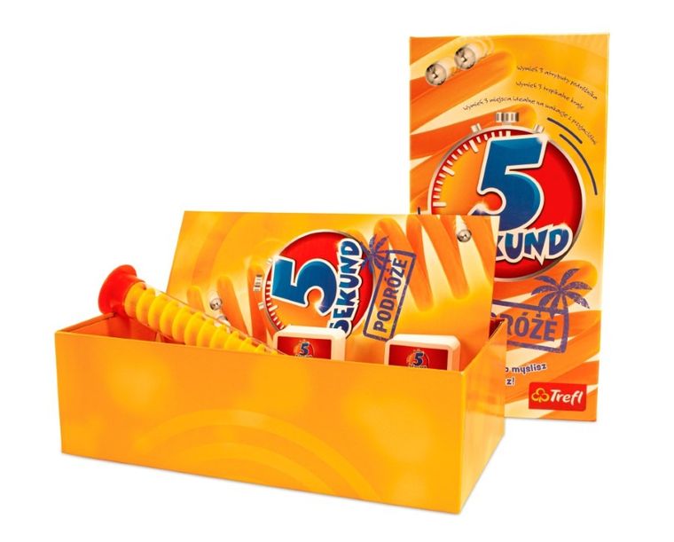 Trefl, 5 Sekund Podróże, gra familijna