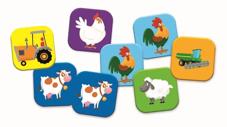 Trefl, ABC Malucha, Farma, pamięciowa gra edukacyjna