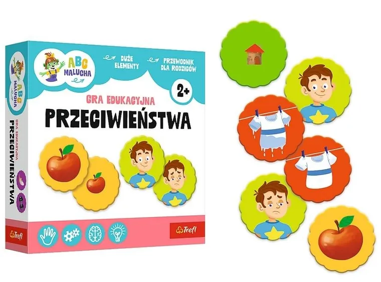 Trefl, ABC Malucha, gra edukacyjna, Przeciwieństwa