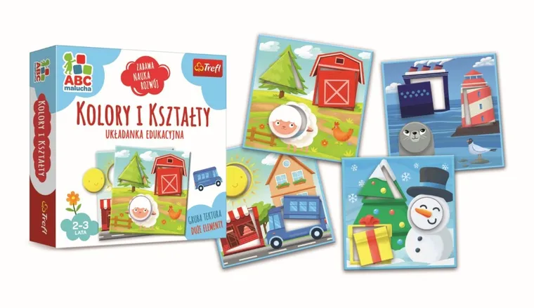Trefl, ABC Malucha, Kolory i kształty, gra edukacyjna