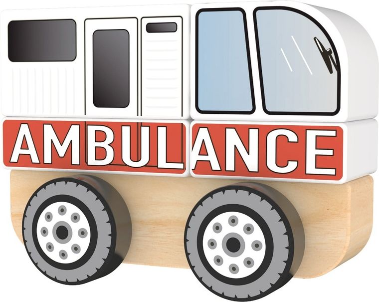 Trefl, Ambulans, zabawka drewniana