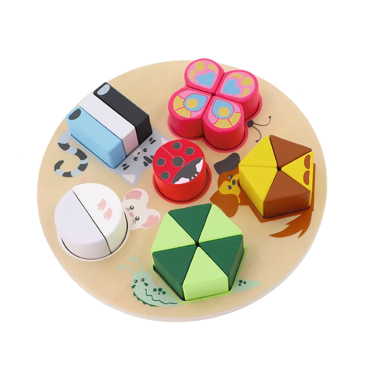 Trefl, Animal Team, zwierzątka, układanka drewniana