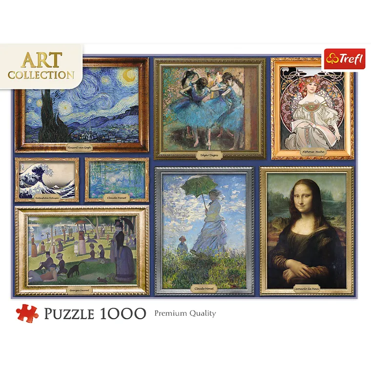 Trefl, Art Collection, Kolekcja arcydzieł sztuki, puzzle, 1000 elementów