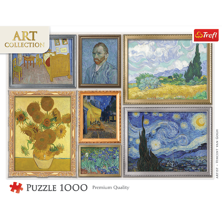 Trefl, Art Collection, Kolekcja Vincenta van Gogha, puzzle, 1000 elementów