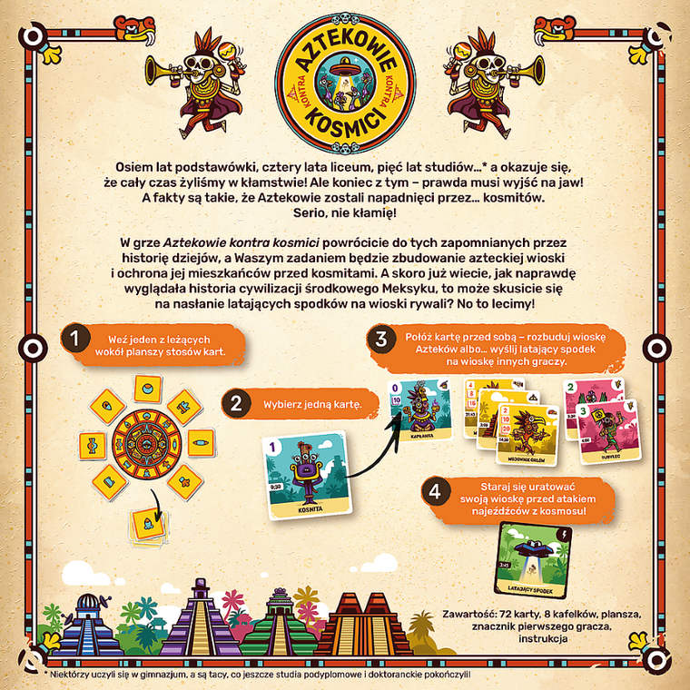 Trefl, Aztekowie kontra Kosmici, gra towarzyska