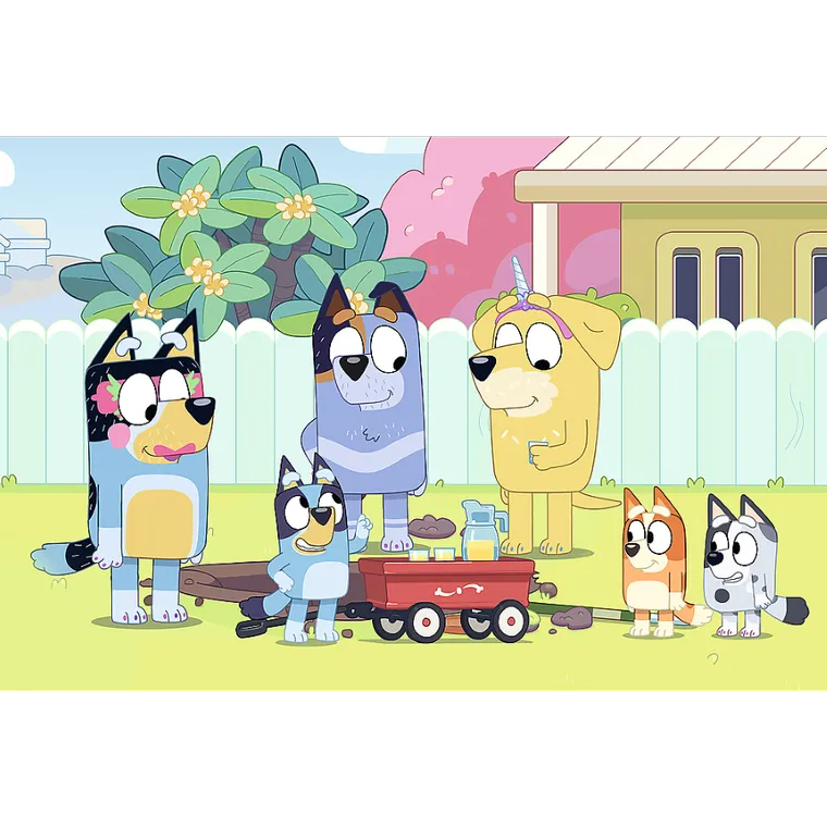 Trefl, Bluey, puzzle, 100 elementów