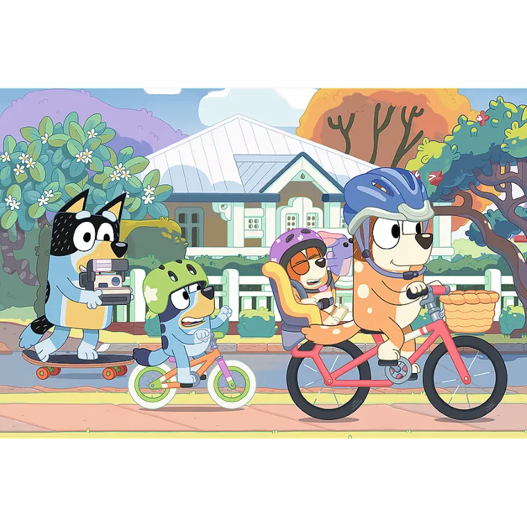 Trefl, Bluey, puzzle, 60 elementów