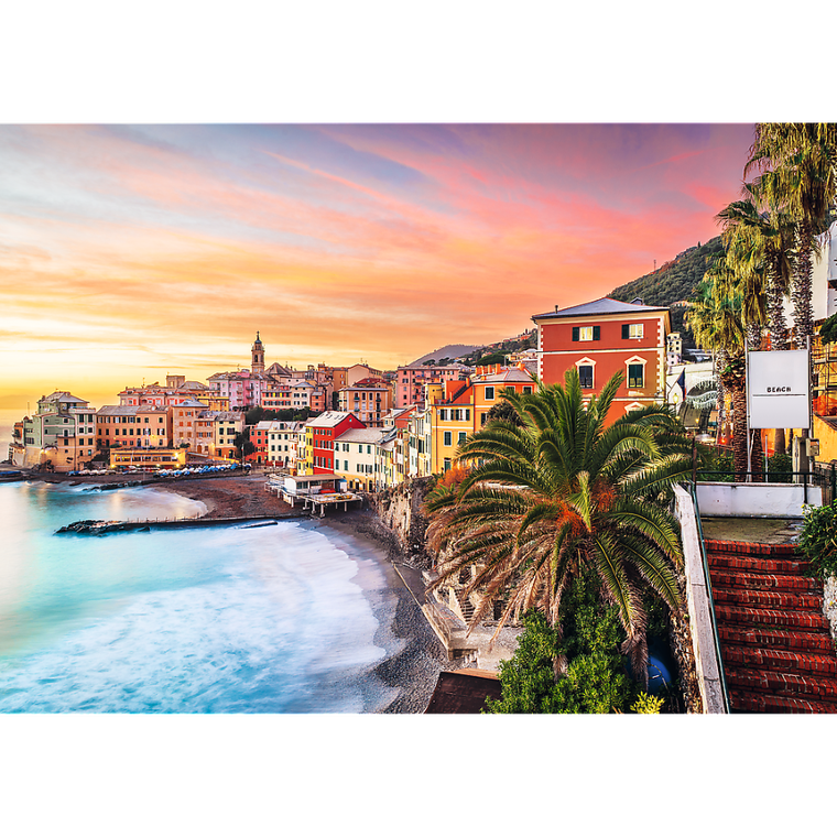 Trefl, Bogliasco, Liguria, Włochy, puzzle, 1000 elementów