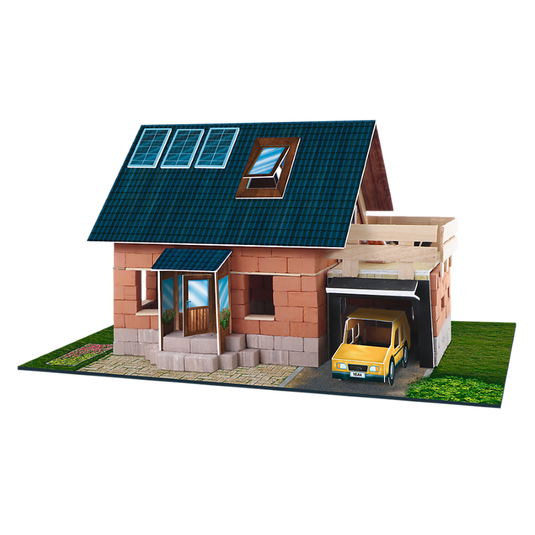 Trefl, Buduj z cegły, Dom, zestaw kreatywny, 290 elementów