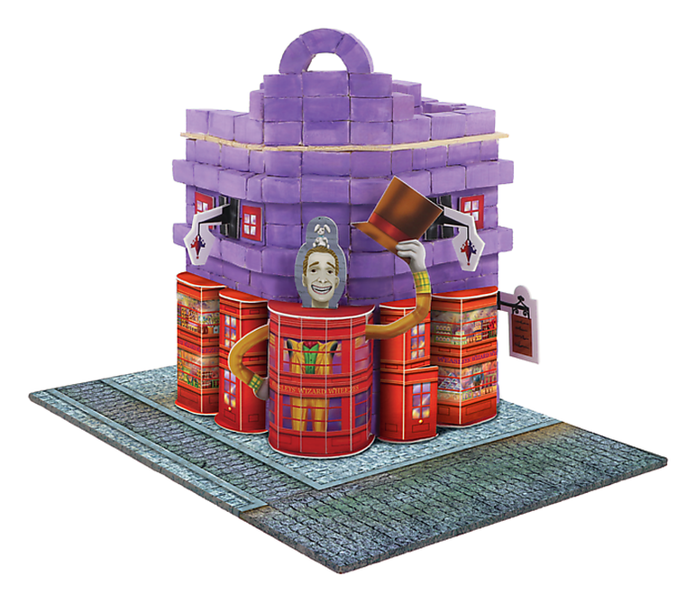 Trefl, Buduj z cegły, Harry Potter, Weasley & Weasley Shop, zestaw kreatywny