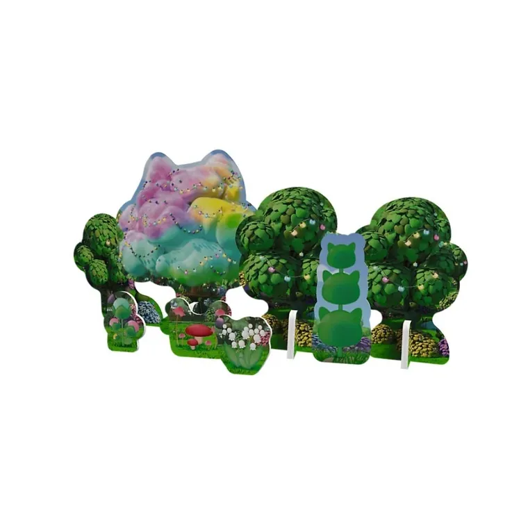 Trefl, Buduj z cegły, Koci Domek Gabi, Ogród Wróżkici, zestaw kreatywny, 34 elementy