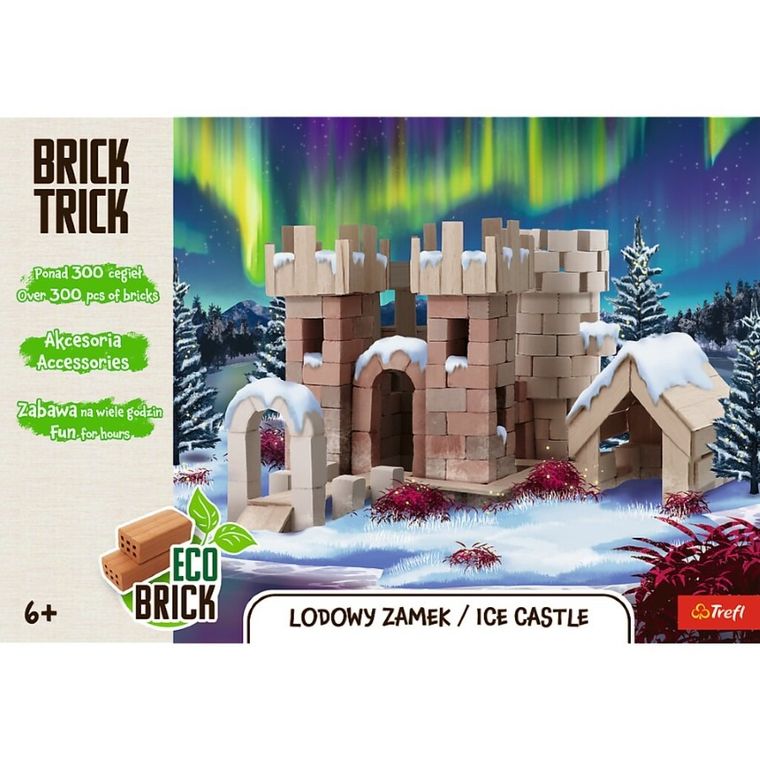 Trefl, Buduj z cegły, Lodowy Zamek, zestaw kreatywny, 300 elementów