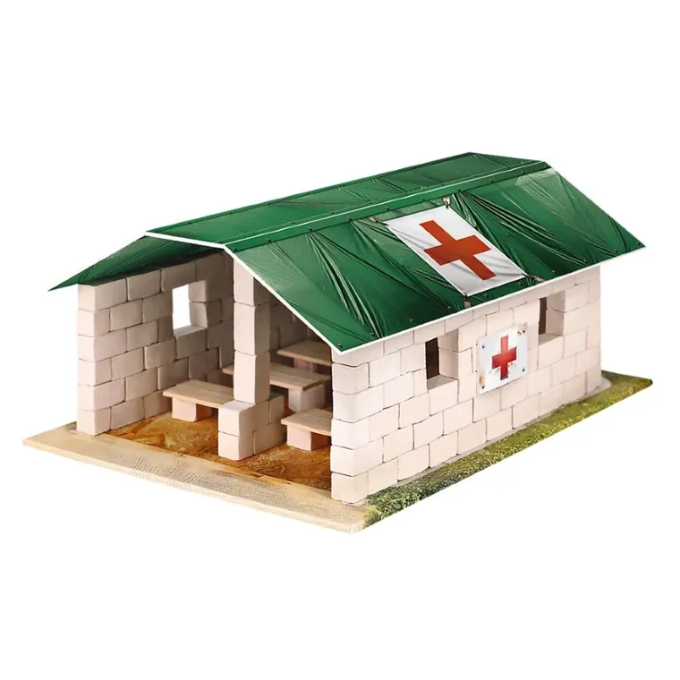 Trefl, Buduj z cegły, Moro, Szpital polowy, zestaw kreatywny, 190 elementów