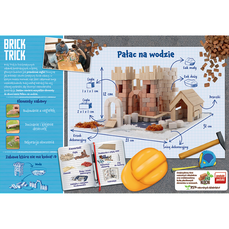 Trefl, Buduj z cegły, Pałac na wodzie, zestaw kreatywny