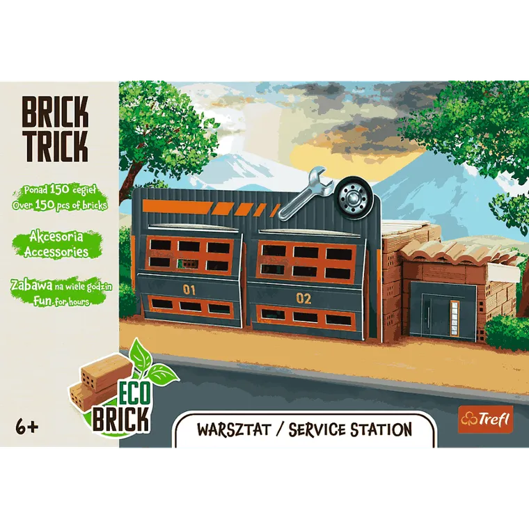 Trefl, Buduj z Cegły, Warsztat, zestaw kreatywny