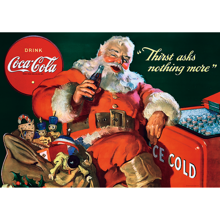 Trefl, Coca-Cola, Prezenty od Mikołaja, puzzle, 1000 elementów