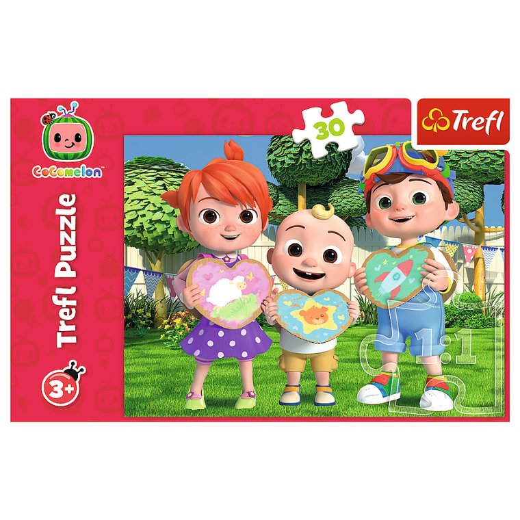 Trefl, Cocomelon, Bawmy się razem! puzzle, 300 elementów