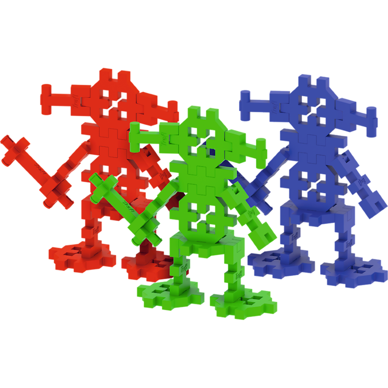 Trefl, Connect, klocki konstrukcyjne z grą, roboty