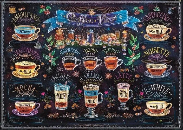 Trefl, Czas na kawę, puzzle, 500 elementów