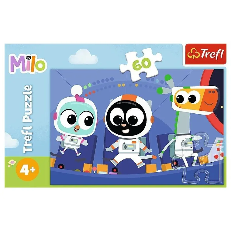 Trefl, Czas poznać Milo, puzzle, 60 elementów