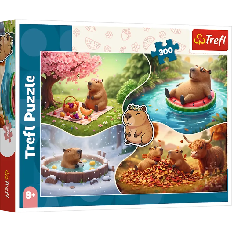 Trefl, Cztery pory roku z kapibarami, 300 elementów