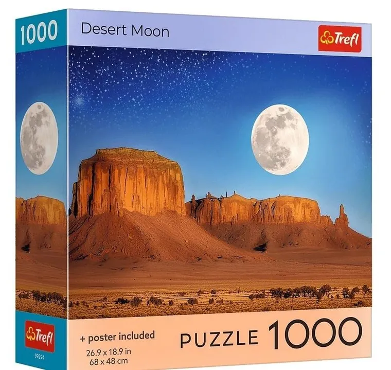 Trefl, Desert Moon, USA, puzzle, 1000 elementów