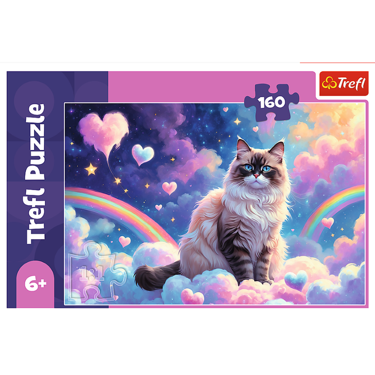 Trefl, Domowy kotek, puzzle, 160 elementów